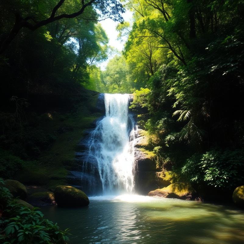 Cachoeira e Mata Atlântica em Itaipava
